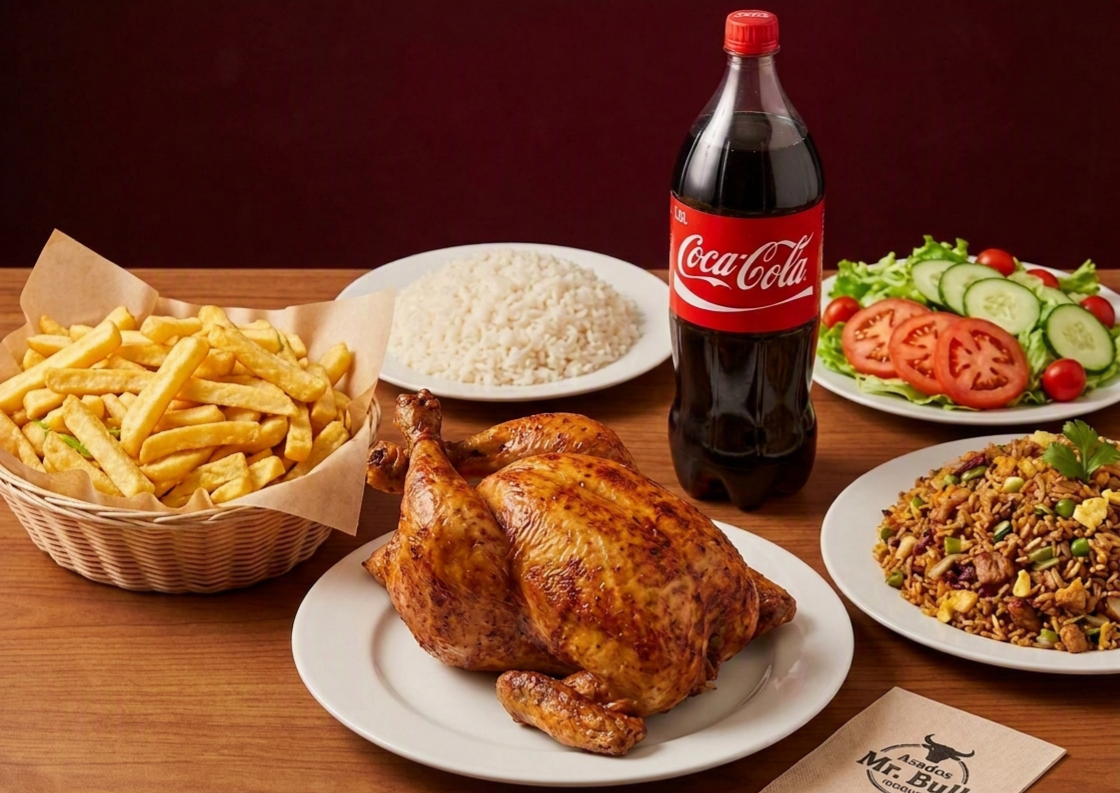 COMBO POLLO ENTERO MR BULL